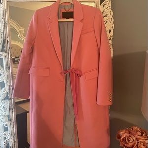 Beautiful pink J crew top coat.